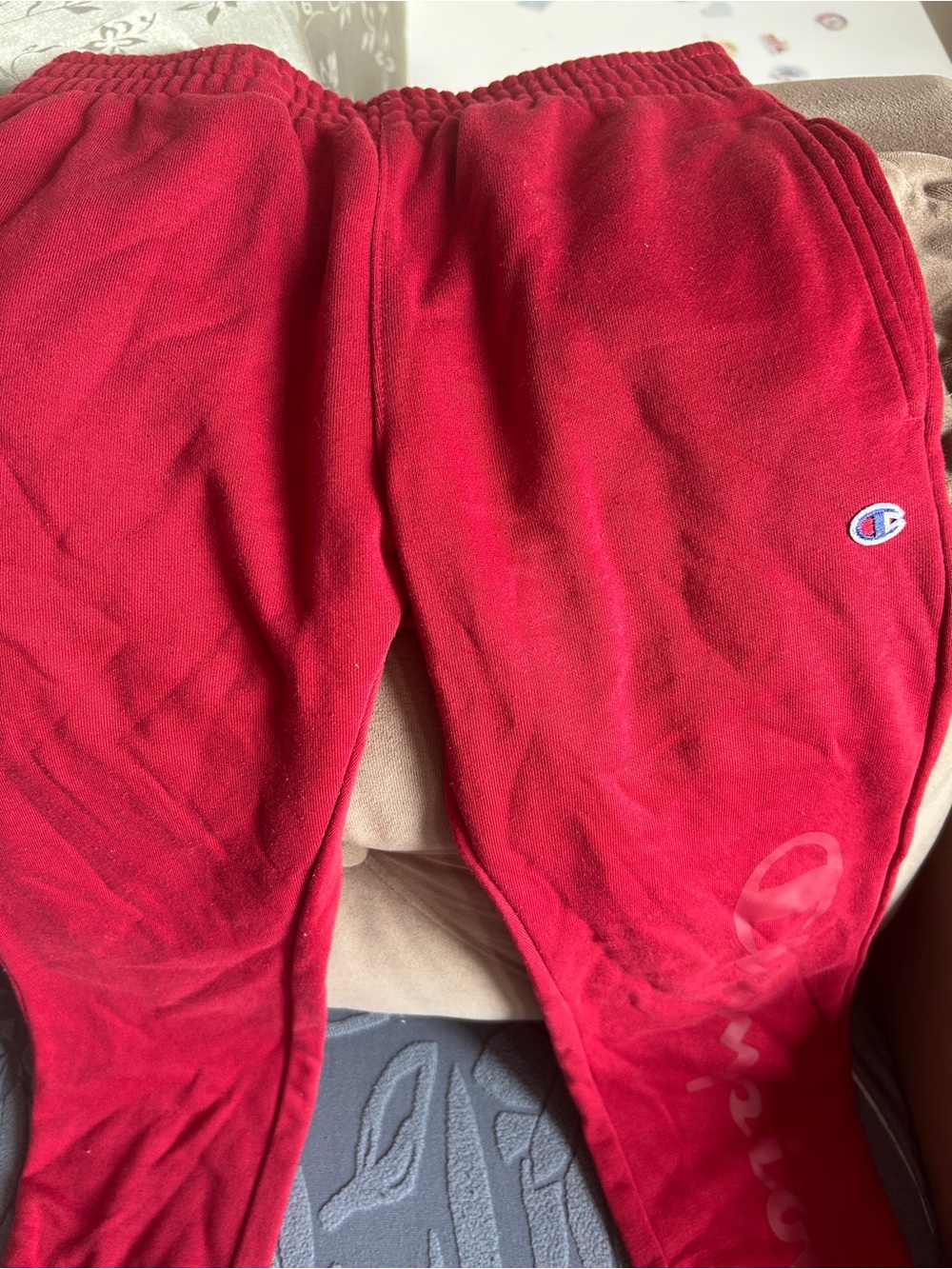 Champion Kids Crimson Red Jogger Sweatpants - Picture 2 of 2